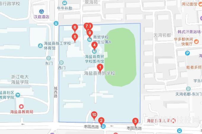 海鹽縣商貿(mào)學校地址在哪里