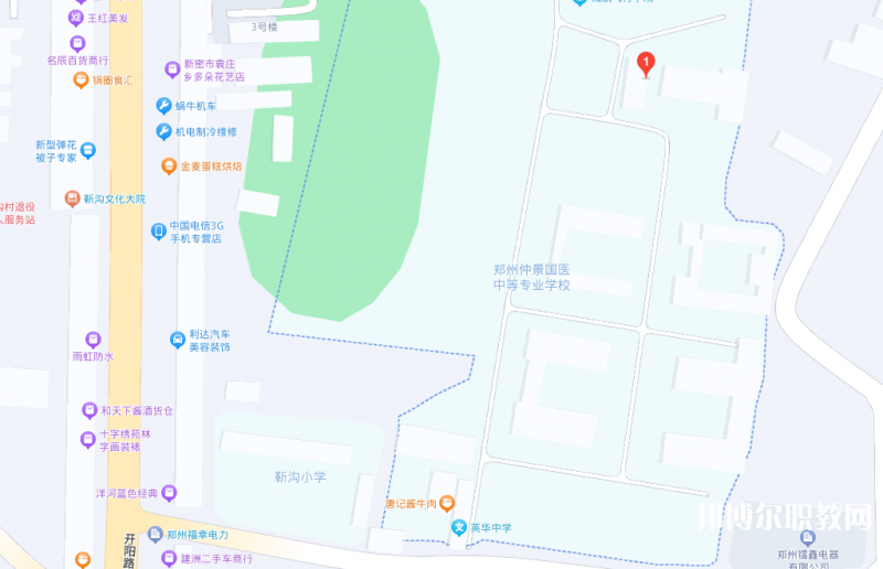 鄭州仲景國醫(yī)中等專業(yè)學(xué)校地址，乘車路線