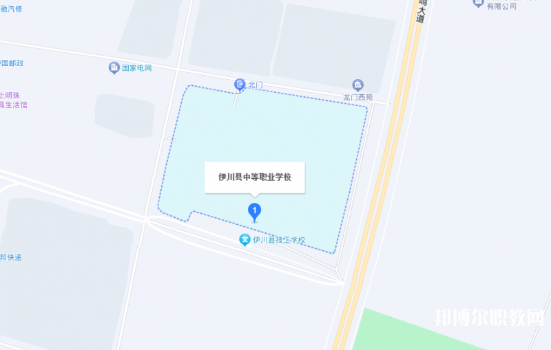 伊川縣中等職業(yè)學(xué)校地址，乘車(chē)路線(xiàn)
