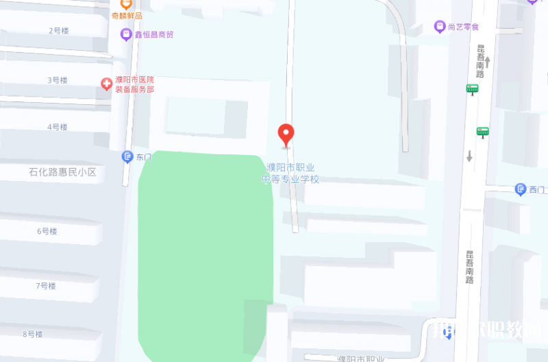 濮陽油田職業(yè)中等專業(yè)學(xué)校地址，乘車路線