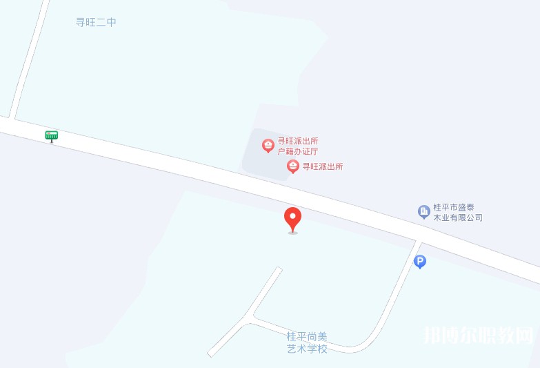 桂平尚美藝術(shù)學(xué)校地址，乘車路線