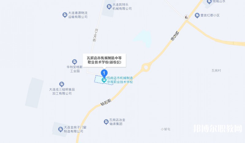 瓦房店市機(jī)械制造中等職業(yè)技術(shù)學(xué)校地址，乘車路線