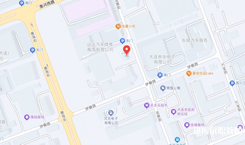 大連市蘭克藝術(shù)中等職業(yè)學(xué)校地址，乘車(chē)路線