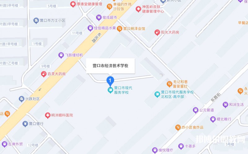 營口市經(jīng)濟(jì)技術(shù)學(xué)校地址，乘車路線