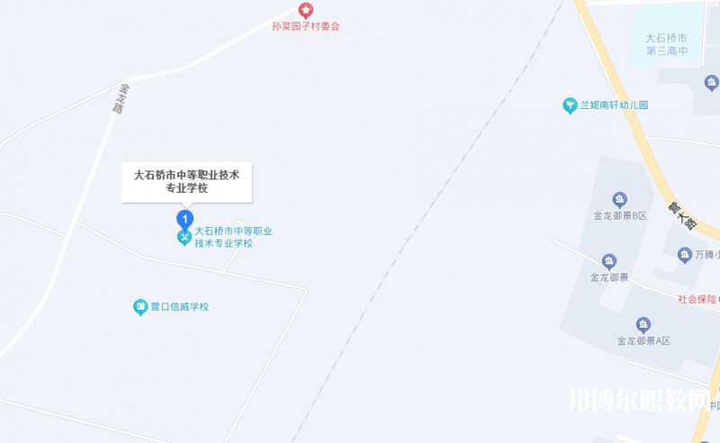 大石橋市中等職業(yè)技術(shù)專業(yè)學(xué)校地址，乘車路線