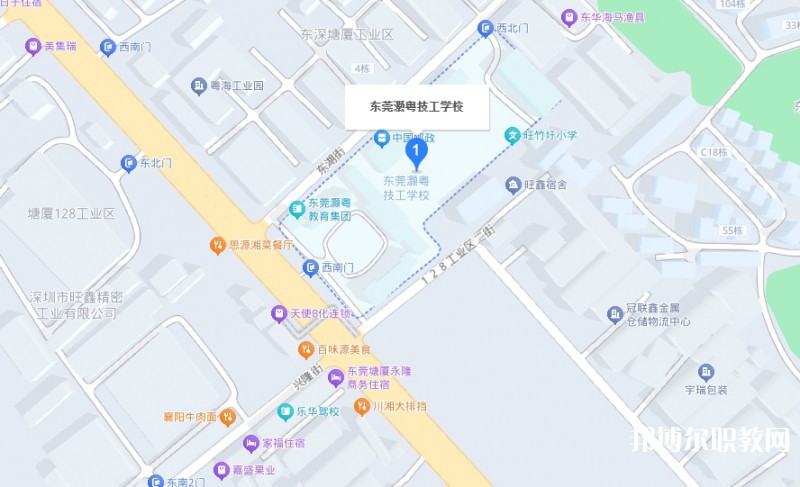 東莞市灝粵技工學(xué)校地址，乘車路線